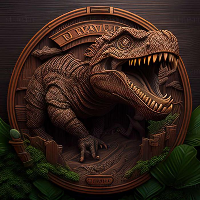 3D model Jurassic Park game (STL)
